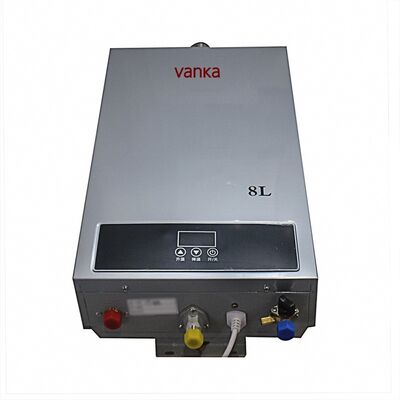 سخان مياه غاز بروبان محمول 8 لتر مع تحكم حراري مثبت على الحائط