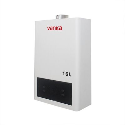 سخان مياه غازي داخلي بدون خزان لكامل المنزل، نوع قسري، حراري