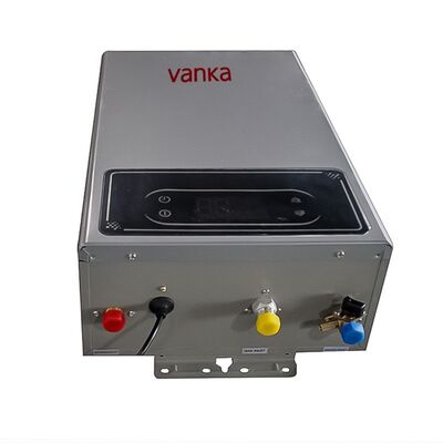 16 لتر درجة حرارة ثابتة سخان ماء غاز داخلي تلقائي بالكامل مروحة مجبرة