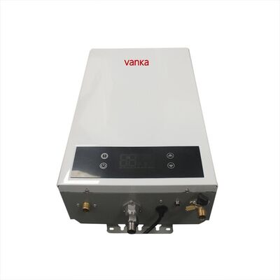 سخان مياه غاز فوري أبيض مثبت على الحائط موفر للطاقة وآمن بدرجة حرارة ثابتة مورد عالي الجودة