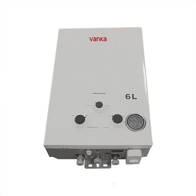 6L تجاري غاز سخان المياه النظام الرقمي المحمول دائمة على الطلب دش