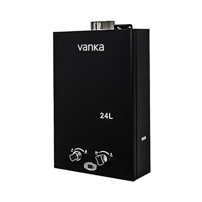 12L 24L غاز سخان المياه الإخراج القسري الإشعال الإلكتروني الهادئ تخزين الطاقة