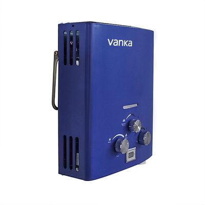 سخان مياه غاز محمول للتخييم 12 كيلو واط غاز البترول المسال بروبان تصميم عصري دش خارجي تسخين فوري