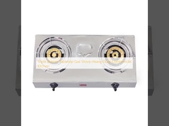 موقد غاز سطح الطاولة بثلاثة شعلات للخدمة الشاقة للمطبخ التجاري