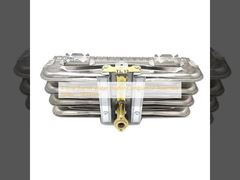 مجموعة احتراق سخان المياه ذو 4 صفوف 150mm-1800mm